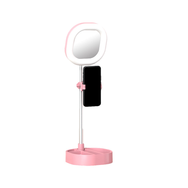 BowLift | Square LED Mirror Light Simple Style Metallic Black/Pink/Blue Finish Fill Light with USB Connection
