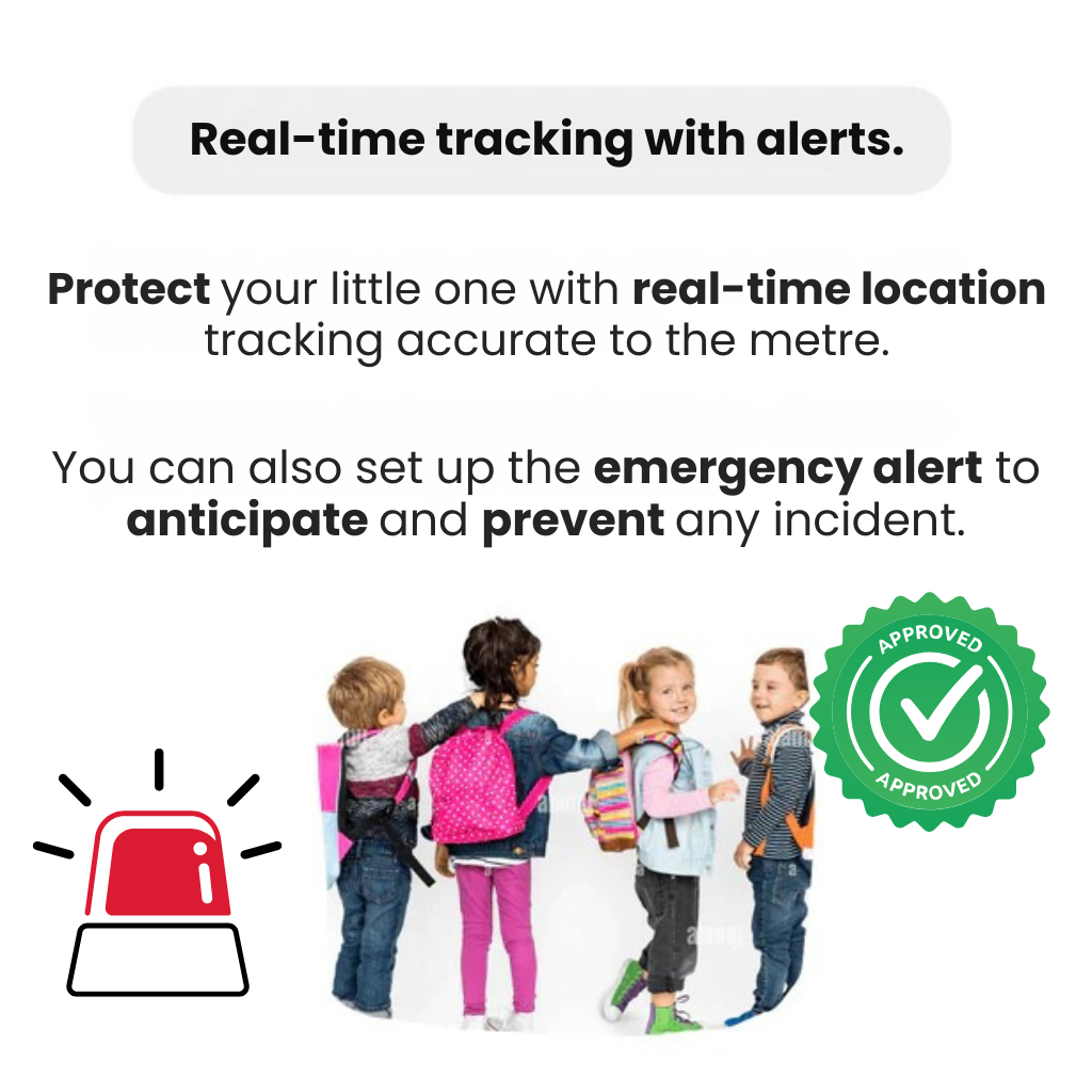 BowLift | GPS Tracker for Children | Real-Time Tracking, Waterproof & Long Battery Life for Peace of Mind