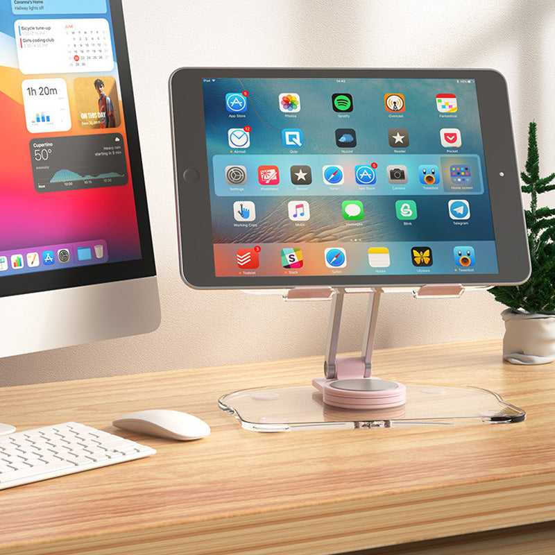 BowLift | Folding transparent acrylic tablet stand