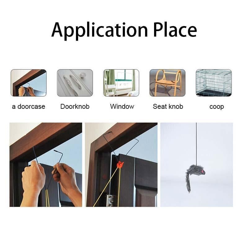 BowLift | Hanging Door Bouncing Mouse Cat Toy