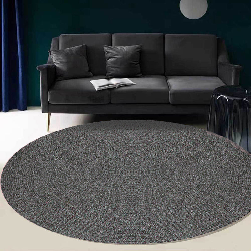 BowLift | Rustic Solid Area Rug Polypropylene Rug Non-Slip Back Washable Pet-Friendly Carpet for Home
