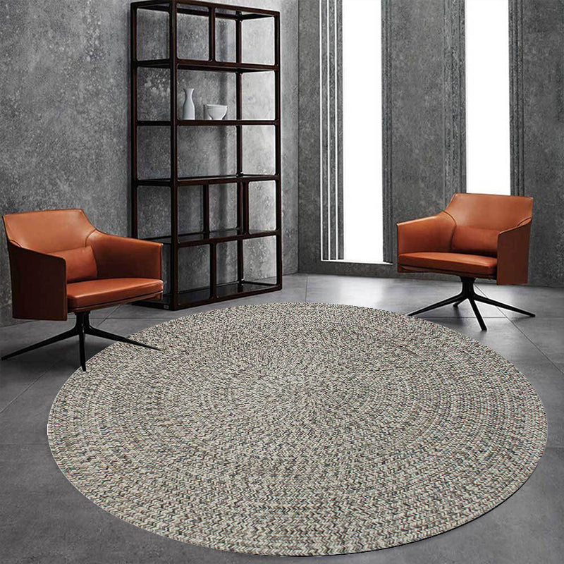 BowLift | Rustic Solid Area Rug Polypropylene Rug Non-Slip Back Washable Pet-Friendly Carpet for Home
