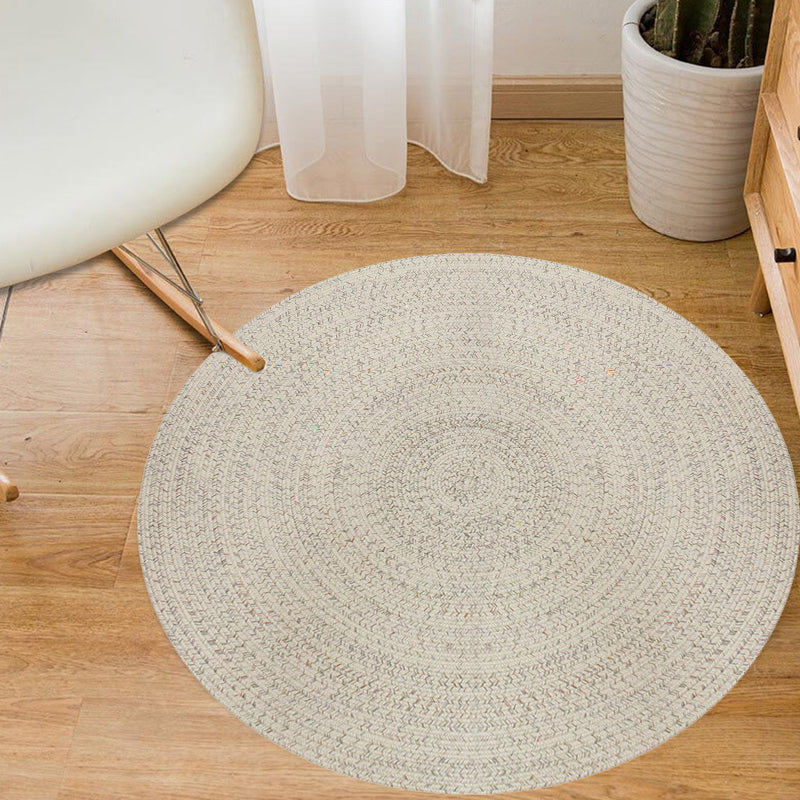 BowLift | Rustic Solid Area Rug Polypropylene Rug Non-Slip Back Washable Pet-Friendly Carpet for Home