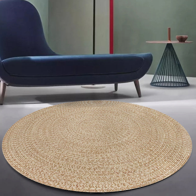 BowLift | Rustic Solid Area Rug Polypropylene Rug Non-Slip Back Washable Pet-Friendly Carpet for Home