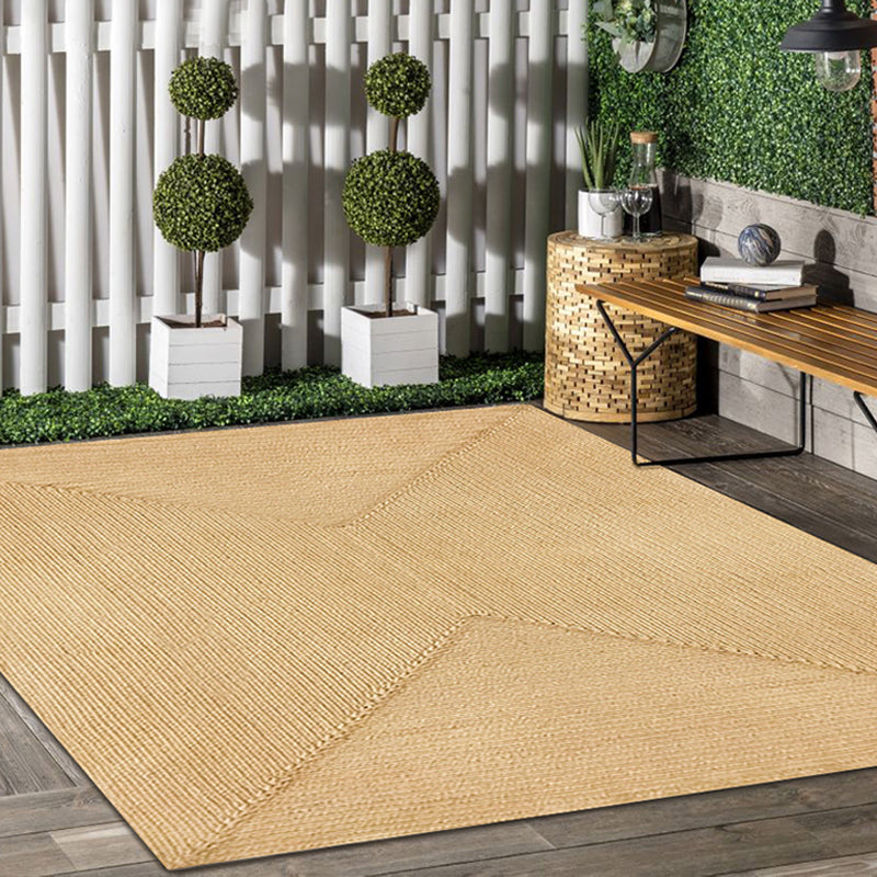 BowLift | Brown simple rug jute rural rug washable non-slip pet-friendly rug for the living room