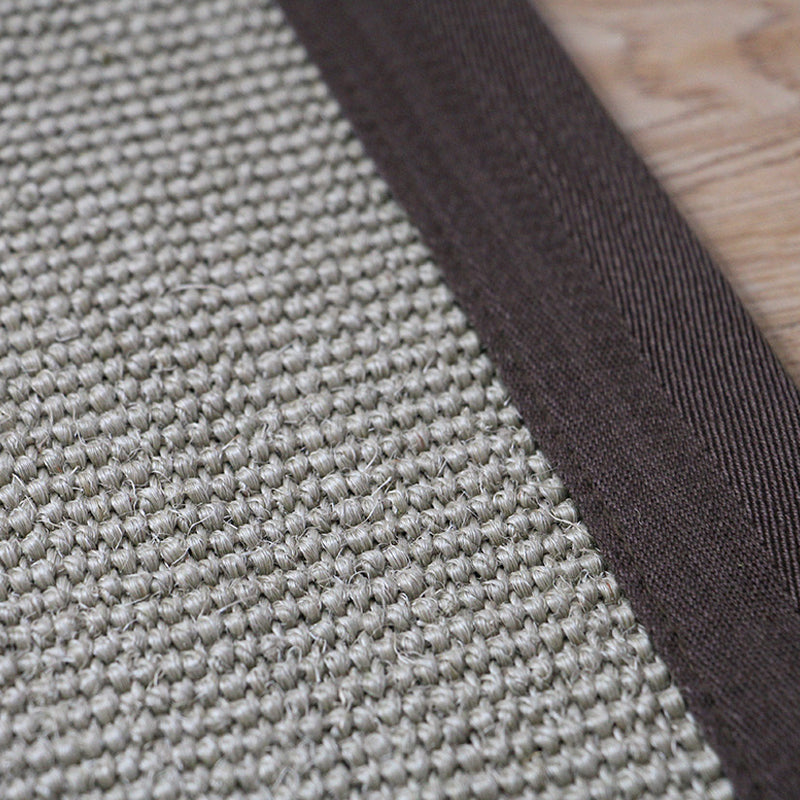 BowLift | Rural Solid Color Carpet Gray Jute Carpet Washable Pet Friendly Non-Slip Back Area Rug for Living Room
