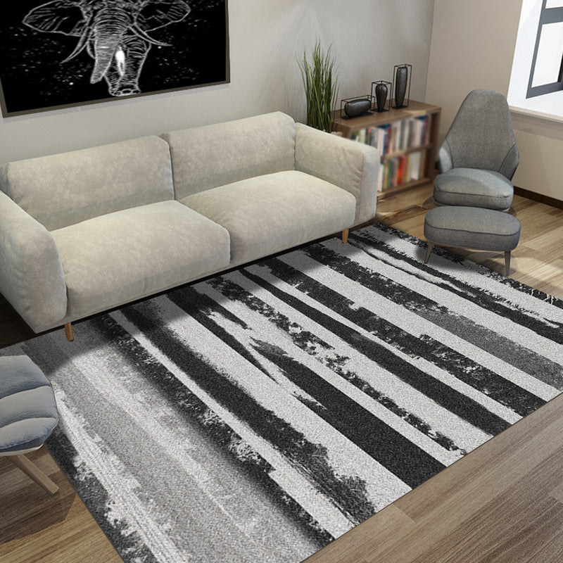 BowLift | Creative Abstract Rug Multicolor Industrial Rug Polyester Pet Friendly Washable Non-Slip Carpet for Living Room