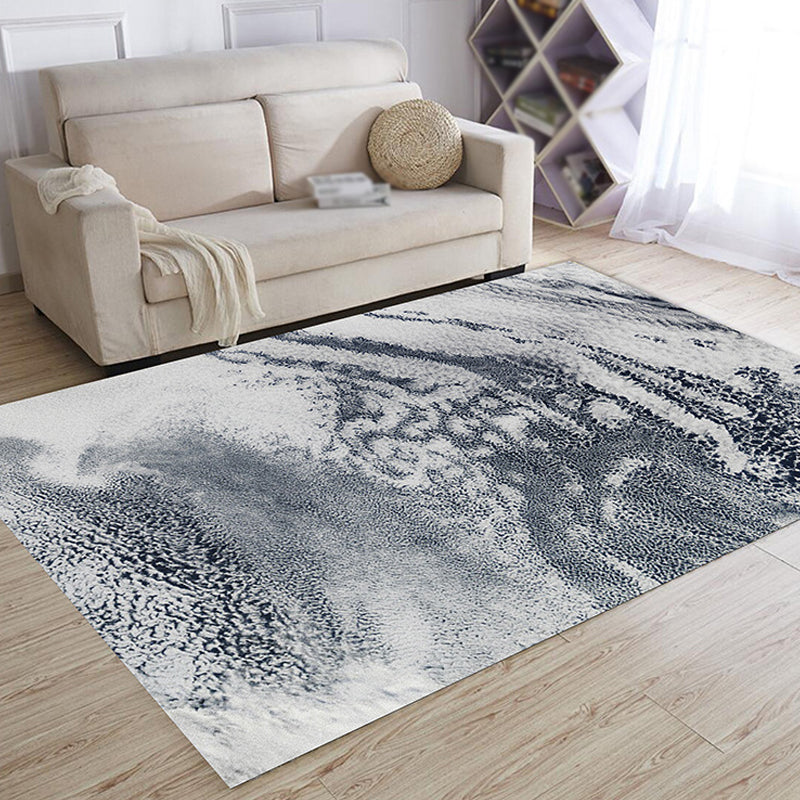 BowLift | Fancy Abstract Rug Multicolor Industrial Rug Polyester Pet Friendly Washable Non-Slip Rug for the Bedroom