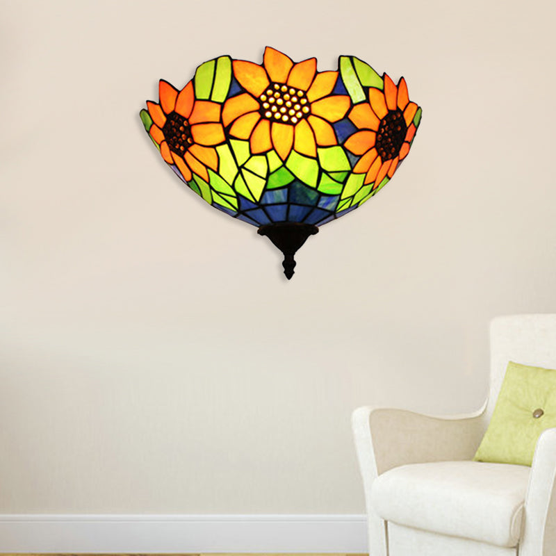 BowLift | Sunflower Wall Mount Lighting Lodge Style 1 Head Wall Sconces Lighting for Hallway