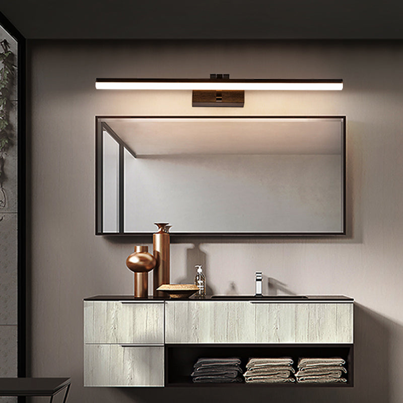 BowLift | Metal Slim Vanity Lighting Fixture Simplicity 16"/19.5" L LED Wall Lamp in Black, Warm/White Light