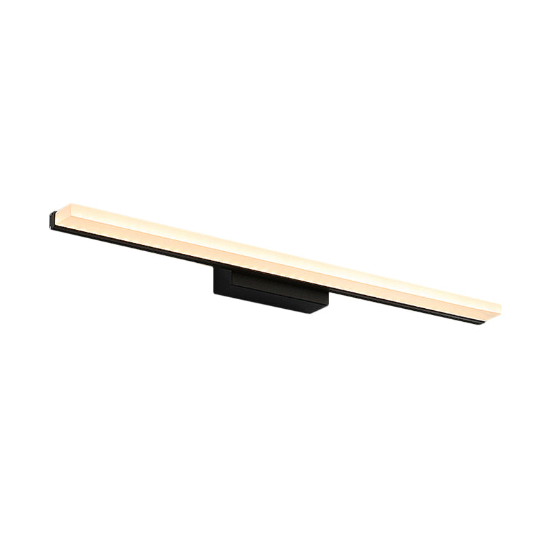 BowLift | Acrylic Linear Wall Sconce Modernism LED Wall Lighting Fixture in Black, Warm/White Light