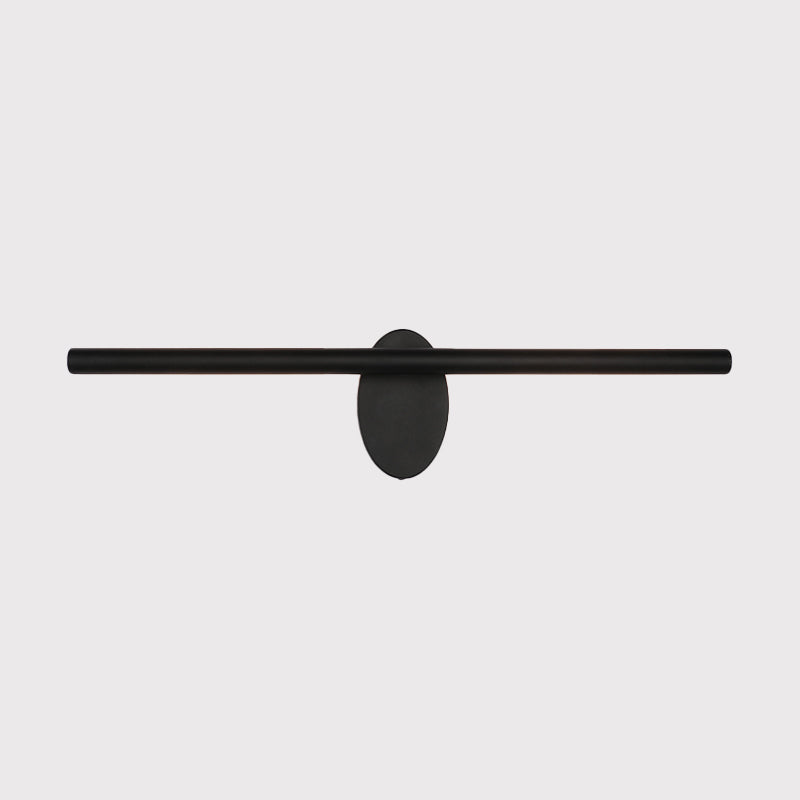 BowLift | Metallic linear wall vanity light contemporary LED wall structure lighting in black for the room