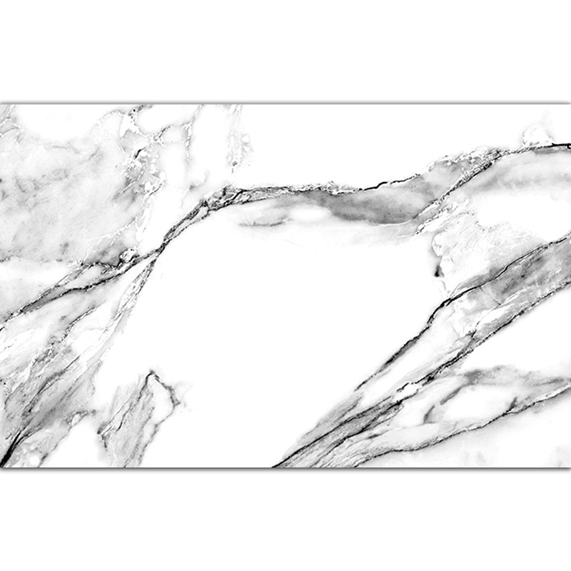 BowLift | Casual Abstract Rug Black and White Modernist Area Rug Polyester Non-Slip Pet-Friendly Washable Rug for the Living Room