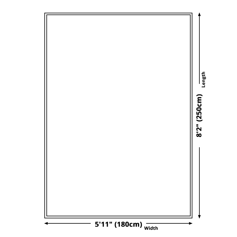 BowLift | Bold Living Room Rug Modern Color Blocking Rug Synthetic Stain Resistant Non-Slip Backing Rug