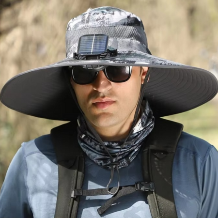 BowLift | Ultimate Outdoor Sun Hat with Rechargeable LED and Wide Brim