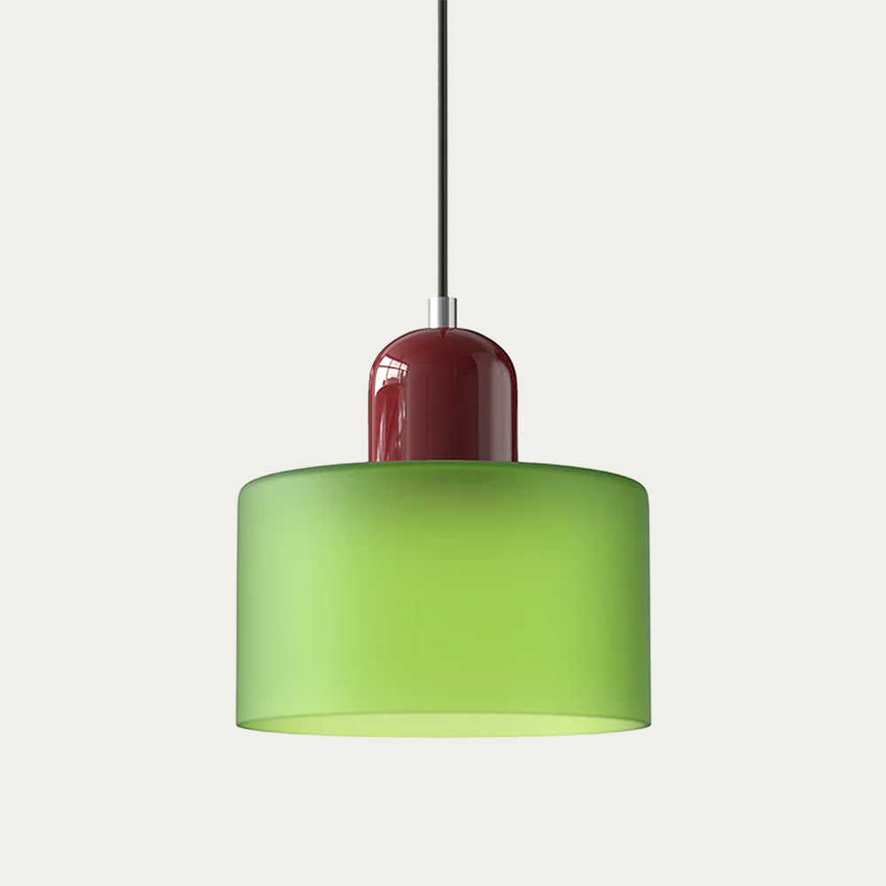 BowLift | Glass light in subtle colors of the kitchen