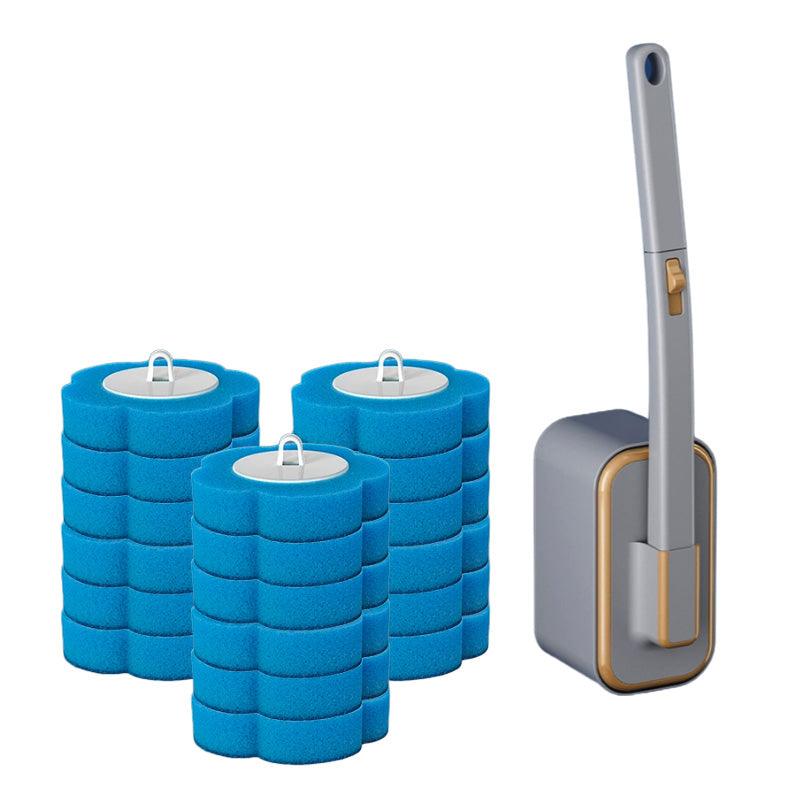 BowLift | Wall-Mounted Toilet Brush Set