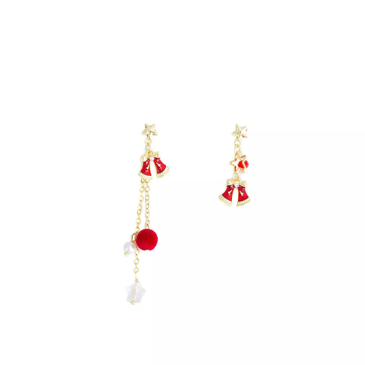 BowLift | 18K Gold-Plated Christmas Bell Earrings