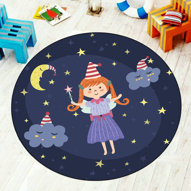 BowLift | Kids Wonderland Carpet Multicolor Polypropylene Rug Non-slip Pet-friendly Rug for Children's Room
