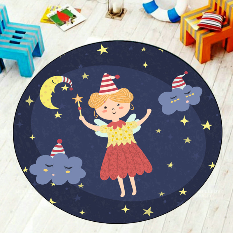 BowLift | Kids Wonderland Carpet Multicolor Polypropylene Rug Non-slip Pet-friendly Rug for Children's Room