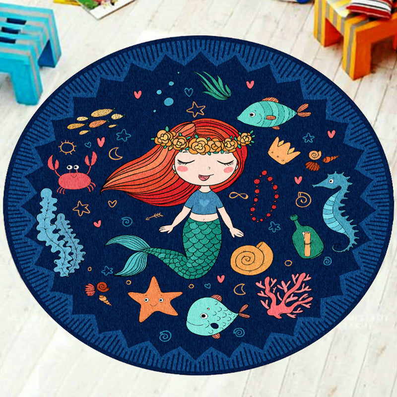 BowLift | Kids Wonderland Carpet Multicolor Polypropylene Rug Non-slip Pet-friendly Rug for Children's Room