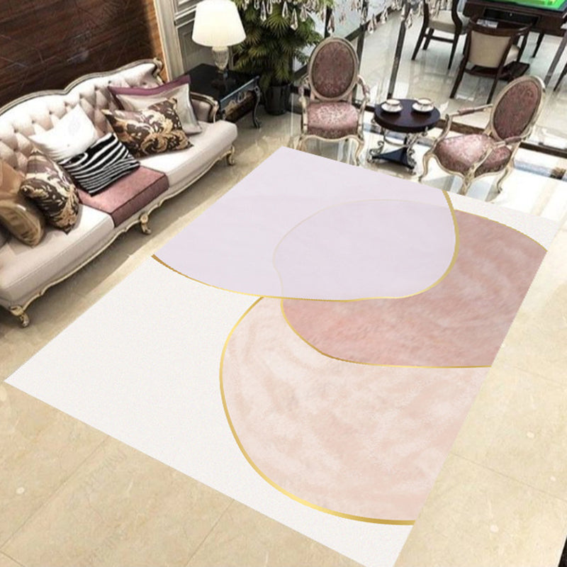 BowLift | Simple Color Gradient Stripe Print Carpet Colorful New Arrivals Carpet Polyester Washable Carpet for Living Room