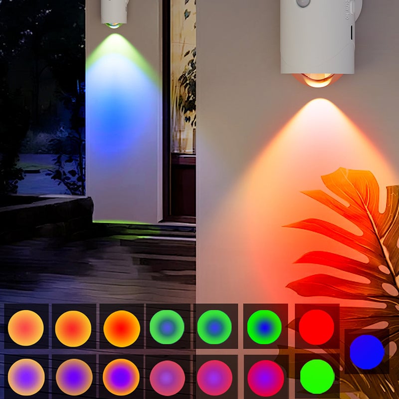 BowLift | Smart Motion Sensor Wall Lamp with Colorful Gradient