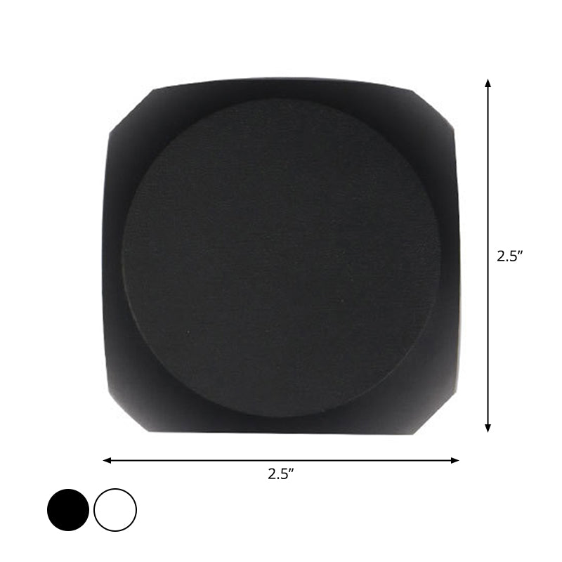 BowLift | Mini Cube Wall Washer Sconce Nordic Aluminium 2/4-Head Living Room LED Wall Light in Black/White