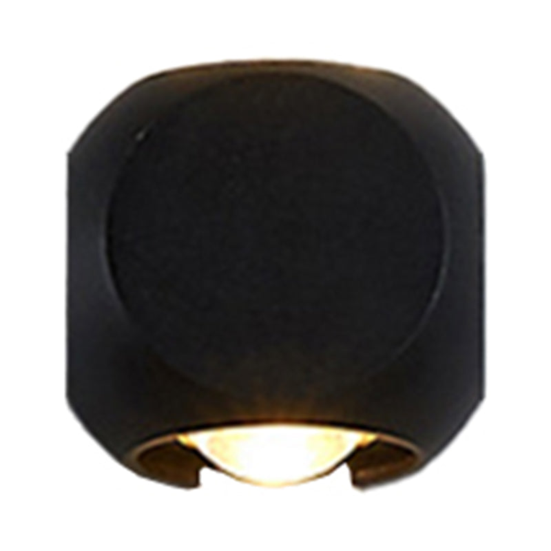 BowLift | Mini Cube Wall Washer Sconce Nordic Aluminium 2/4-Head Living Room LED Wall Light in Black/White