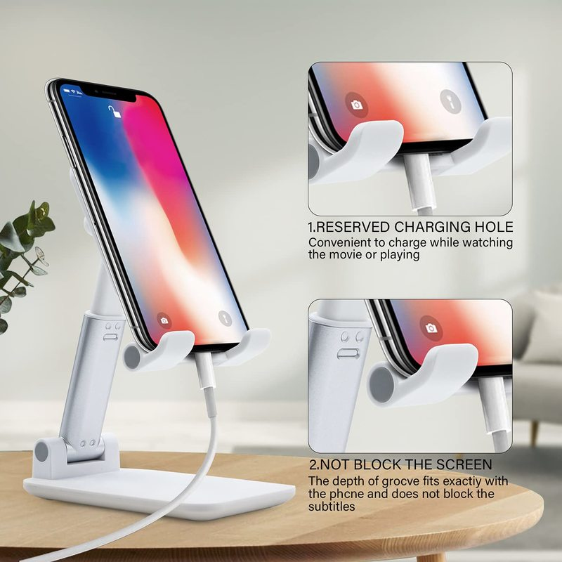 BowLift | Foldable Desktop Phone Tablet Holder Mobile Desk Stand