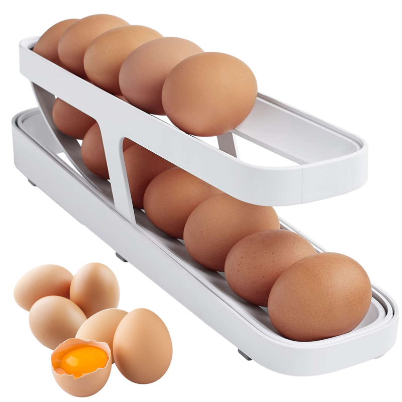 BowLift | Automatic Scroll Egg Holder Storage Box