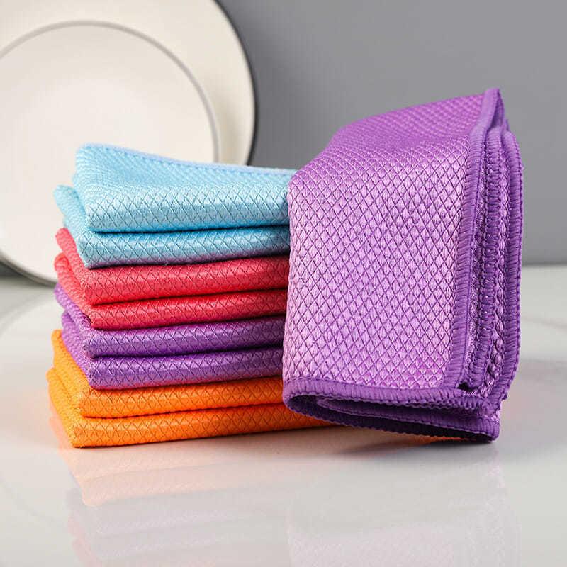 BowLift | Fish Scale Microfiber Polishing Cleaning Cloth 5 Pcs