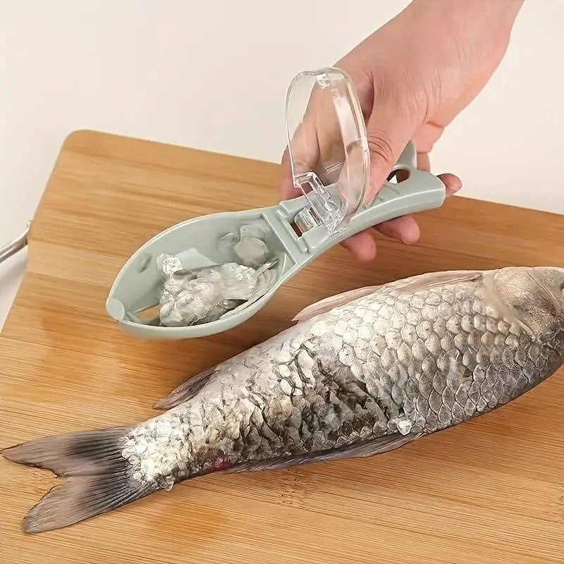 BowLift | Fish scale remover with catch lid