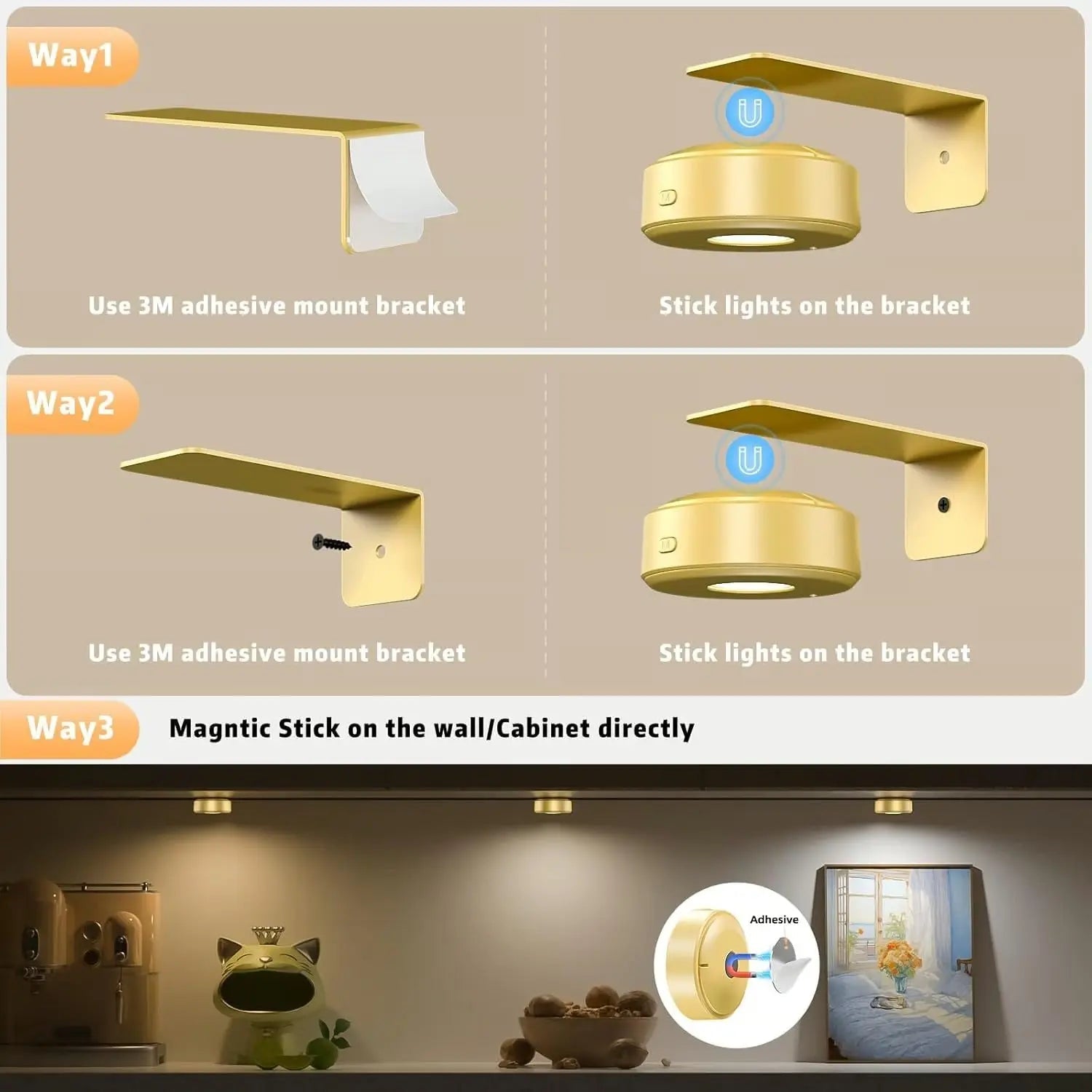 BowLift | 2000mAh Rechargeable Magnetic Picture Light