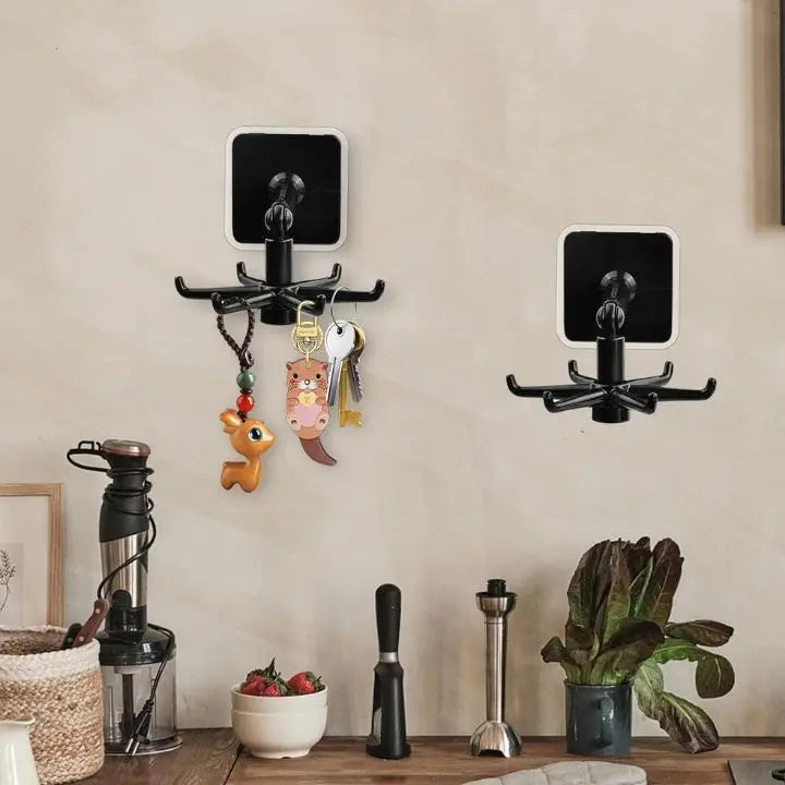 BowLift | 360° Redating Folding Hook – Space-saving & Self-adhesive