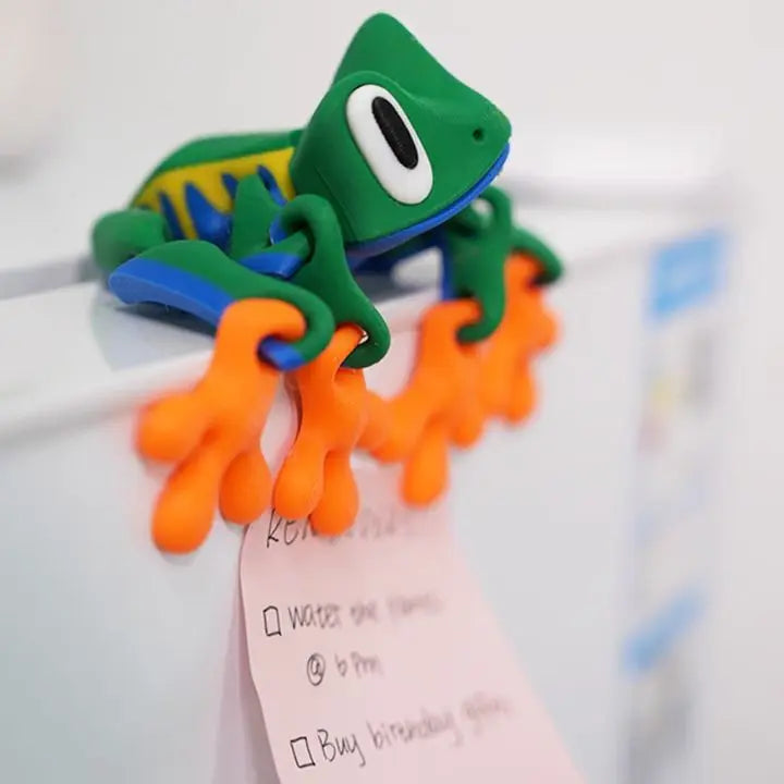 BowLift | 3D-printed magnetic frog refrigerator magnet