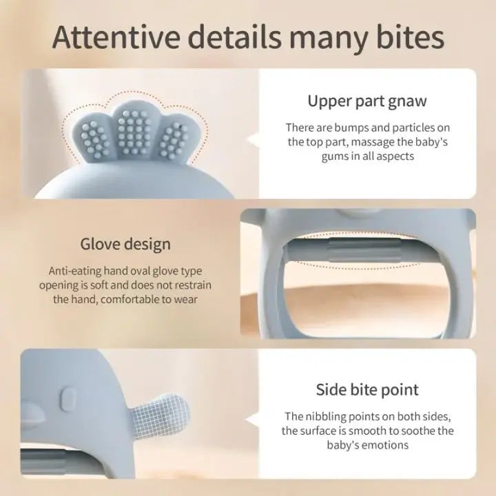 BowLift | Baby teething glove – chick-shaped teething ring