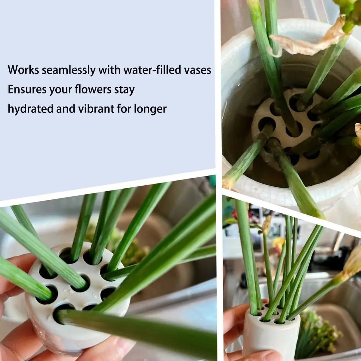 BowLift | DIY Spiral Flower Stem Holder – Effortless Flower Arrangements