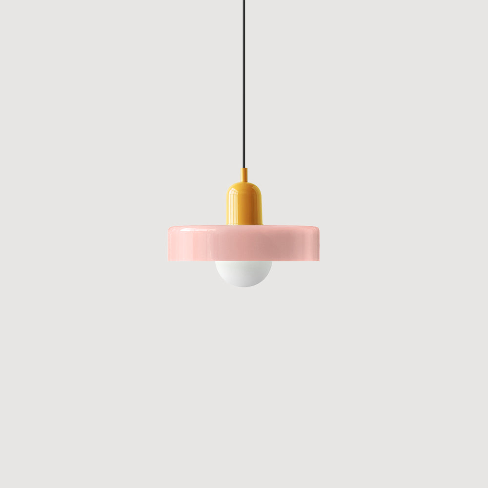 BowLift | Bauhaus Inspired Colourful Glass Pendant Light