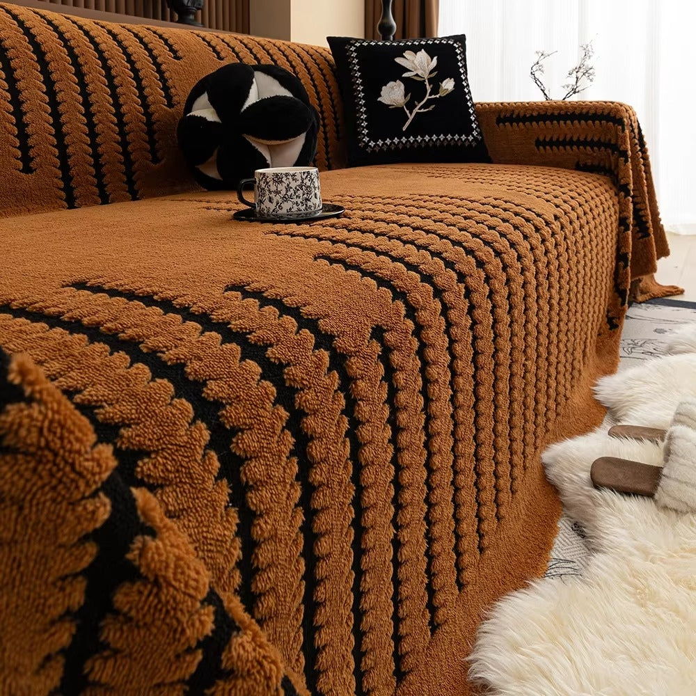 BowLift | Heritage Plush Tufted Sofa Cover