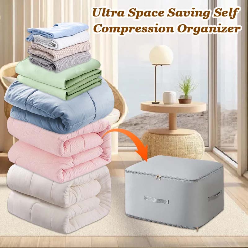 BowLift | Ultra space-saving self-compression organizer