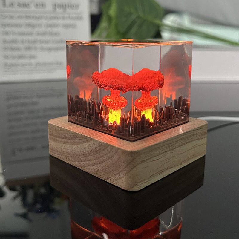 BowLift | Resin lamp with explosive bombs