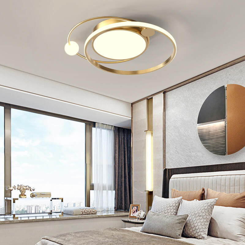 BowLift | Nordic Round Circle LED Ceiling Light flush mounted