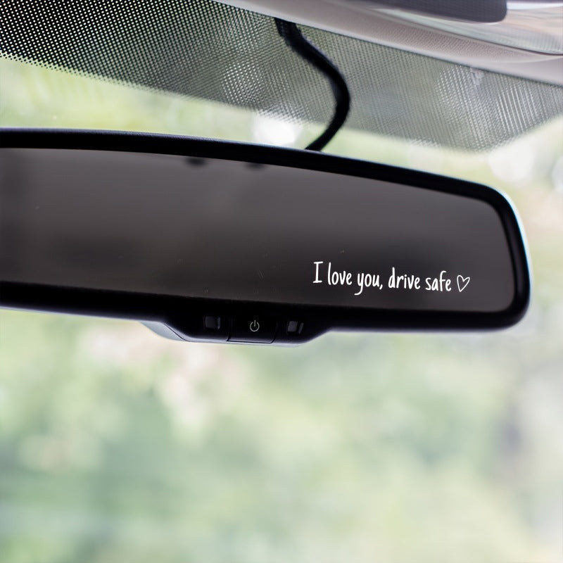 BowLift | I Love You Driving Safe Mirror Sticker