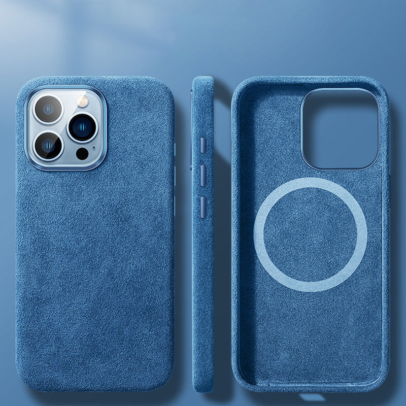 BowLift | Italian Alcantara Magnetic Case for Iphone