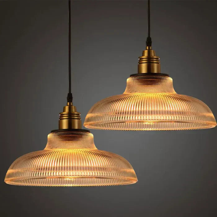 BowLift | Glass Pendant Light | Adjustable Cable, Warm Light Effect & Ideal for Kitchen and Dining Spaces