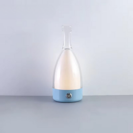 BowLift | Wine Bottle Desk Lamp with Bluetooth Speaker – Rechargeable Modern Bedside Night Light