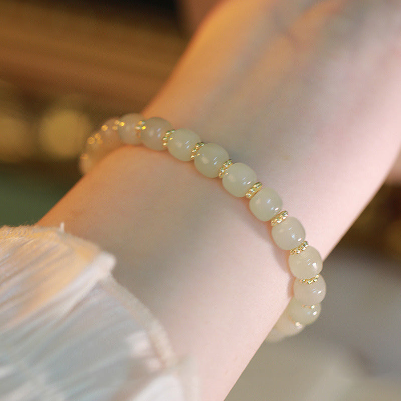 BowLift | Elegant Hetian Jade Bracelet