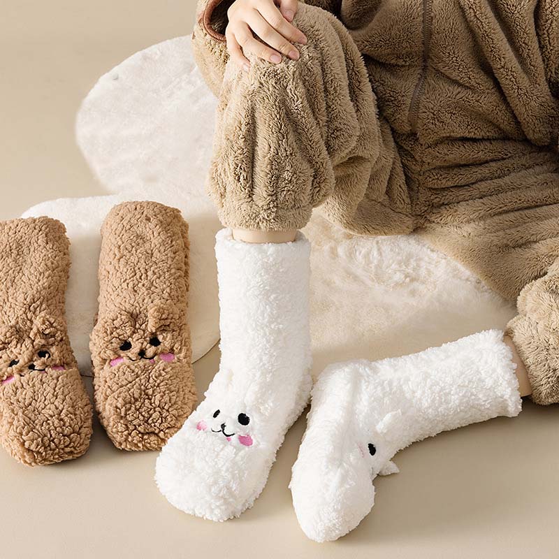 BowLift | Little Bear Ultra-thick Cozy Slipper Home Socks