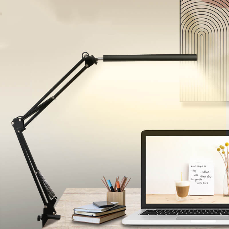 BowLift | LED Foldable Long Arm Clip Eye Protection USB Reading Table Lamp